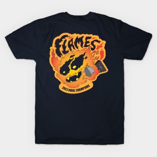 FLAMES 2023 UWHL CHAMPS! T-Shirt